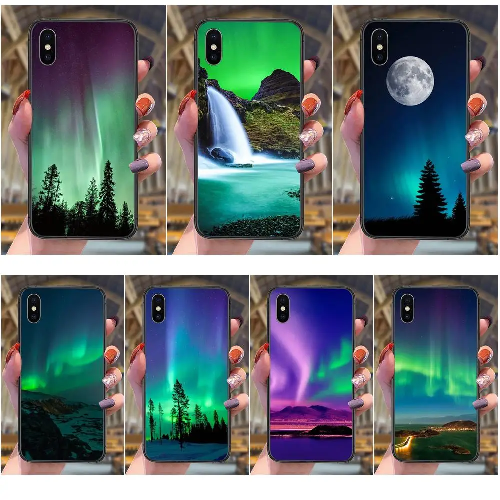 

Grossiste For Huawei Honor 50 20 20e 20I 20S 9 9A 9c 9I 9N 9S 9X 10 10I 10X Lite Pro Northern Lights Cell Phone Bags Case