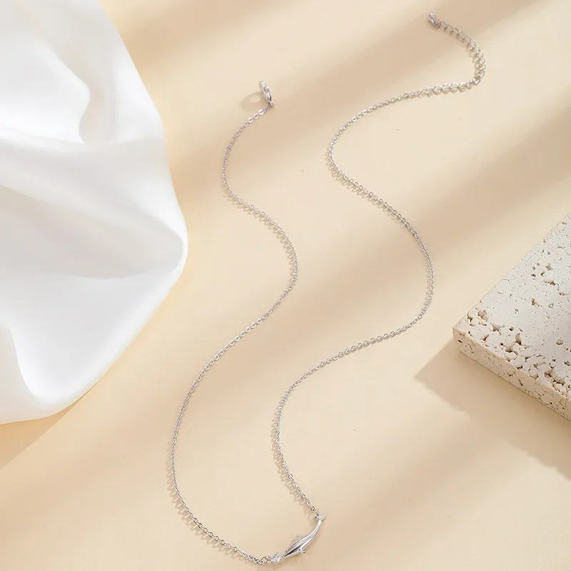 Нишевое дизайнерское женское ожерелье универсальное твидовое стильное цепочка