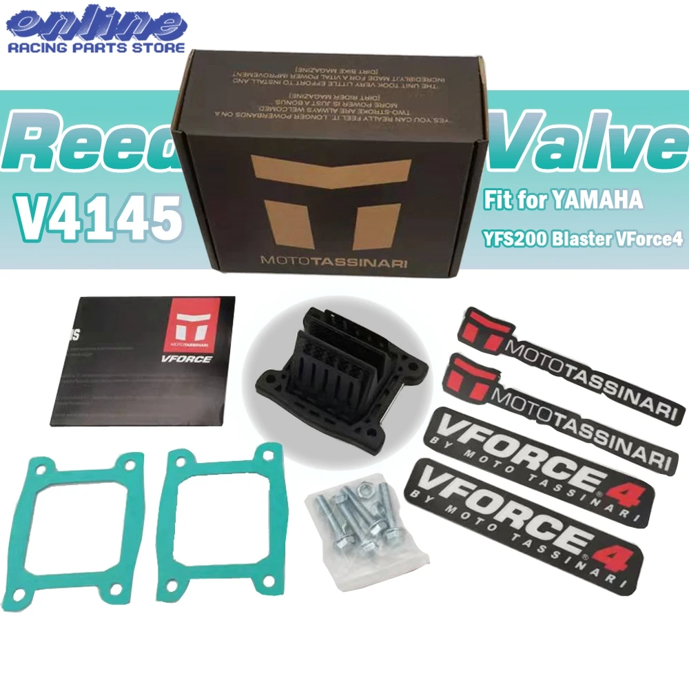 

V Force 4145 Reed Valve For VForce 4 YAMAHA Blaster ATV V4145 YFS200 And DT 200R Carb Motorcycle Accessories Reed Valve Kit