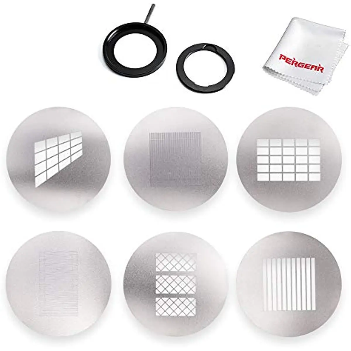 

Godox SA-10 GOBO Holder with SA-09-004 GOBO Set for Godox S30 Focusing LED Light, W/Cleaning Cloth