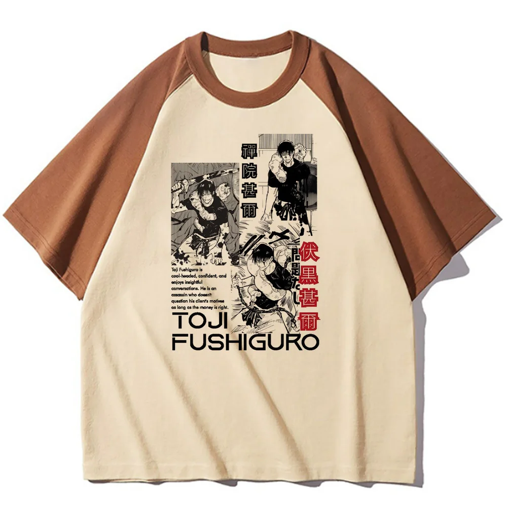 Toji tshirt girl University Colorful 80s Classic Punk t shirt hip hop Grunge Pop Culture anime kawaii women