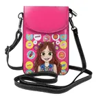 Сумка через плечо Soy Luna, кожаная сумка с принтом, высокое качество, женские сумки, тренд, мини-кошелек через плечо