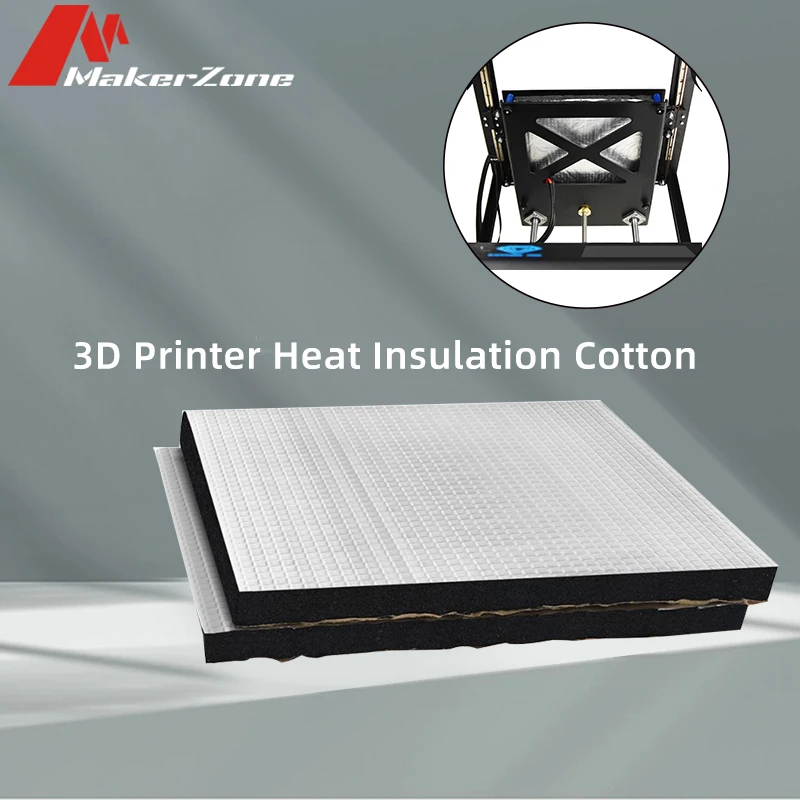 

3D Printer Heat Insulation Cotton 200/220/310mm Heatbed Sticker Foil Self-Adhesive Insulation Cotton For Ender 3 V2 Pro Ender 5