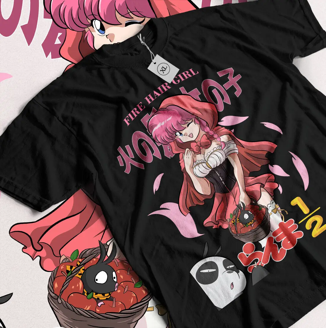 Футболка Ranma 1/2 с шампунем RumikoT Islashi Girl Kawaii забавная футболка аниме все размеры