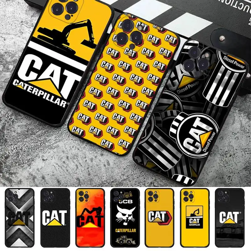 

C-Caterpillar-Cat Phone Case For iPhone 14 11 12 13 Mini Pro XS Max Cover 6 7 8 Plus X XR SE 2020 Funda Shell