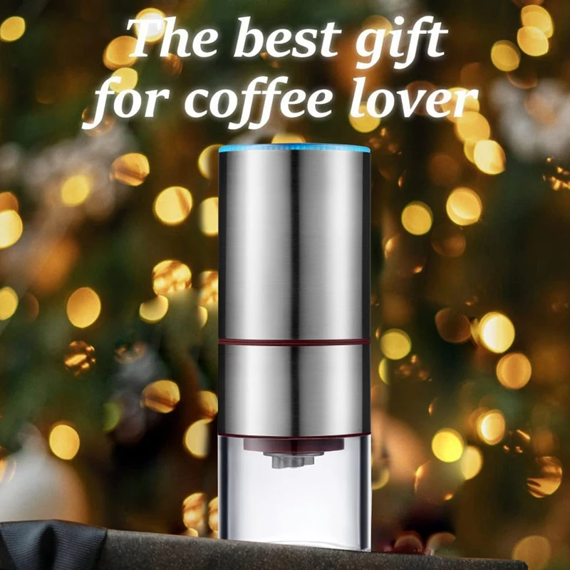 Беспроводная портативная электрическая кофемолка с USB-зарядкой