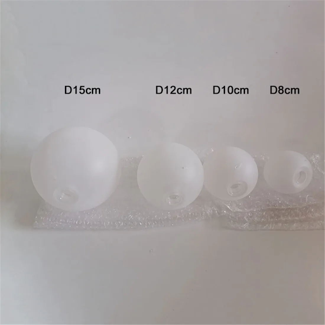 Матовый купольный абажур с резьбой G9 8 см 10 12 15