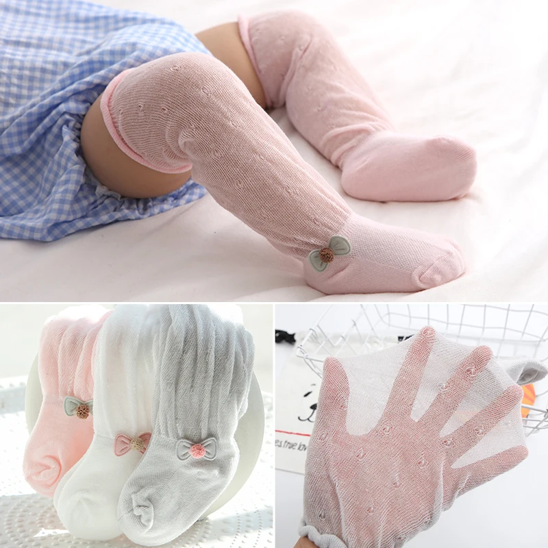 Baby Boys Bow Anti-mosquito Sock Infant Kids Stocking