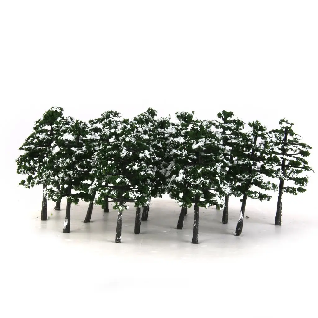 

20 Winter Snow Landscape Landscape Trees Model Railway Streetlayout Ho Oo 1: