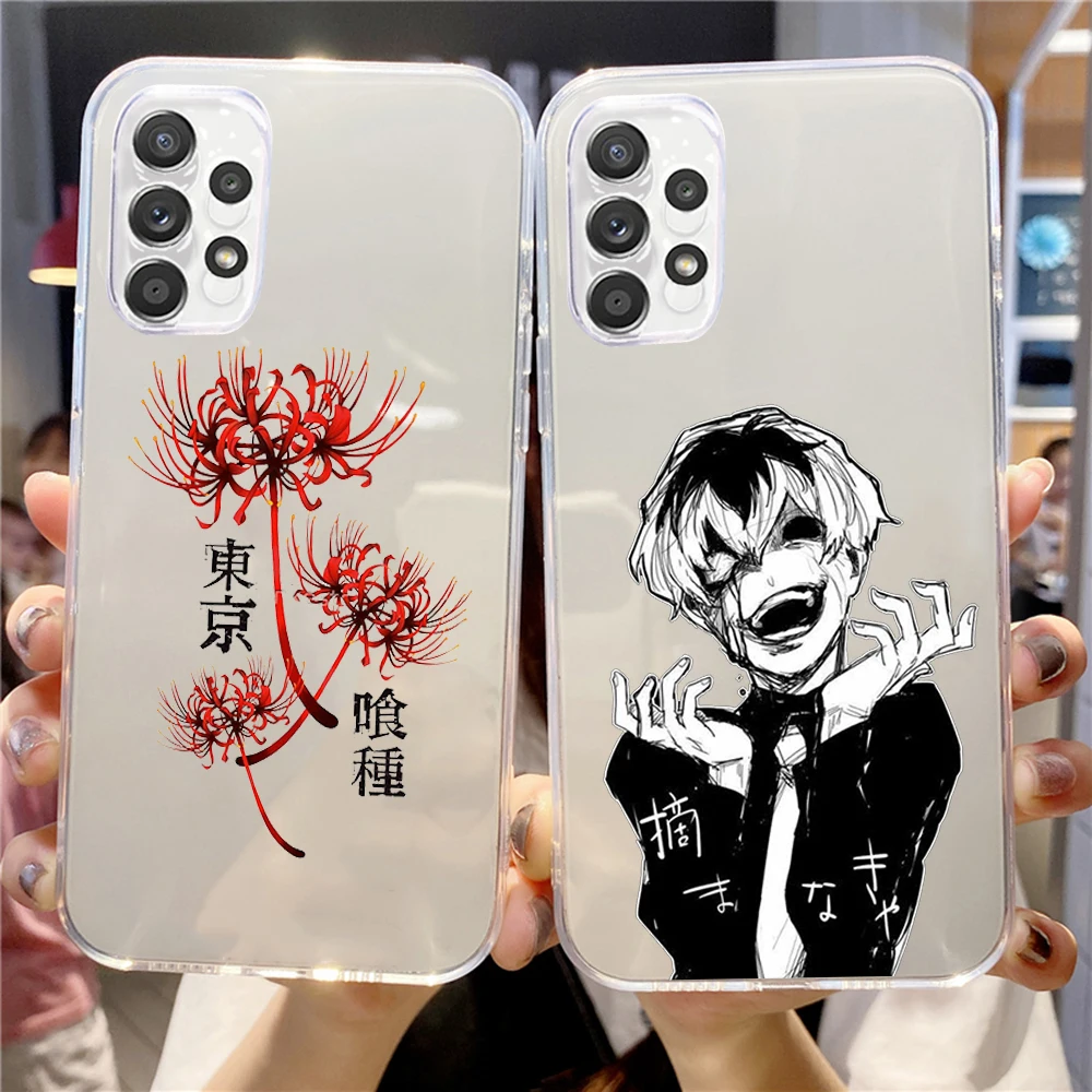 

Tokyo Ghoul anime clear phone case for Samsung Galaxy note S21 S20 S9 S30 A71 A51 S10 A50 S22 10 fe ultra 4g 5g plus