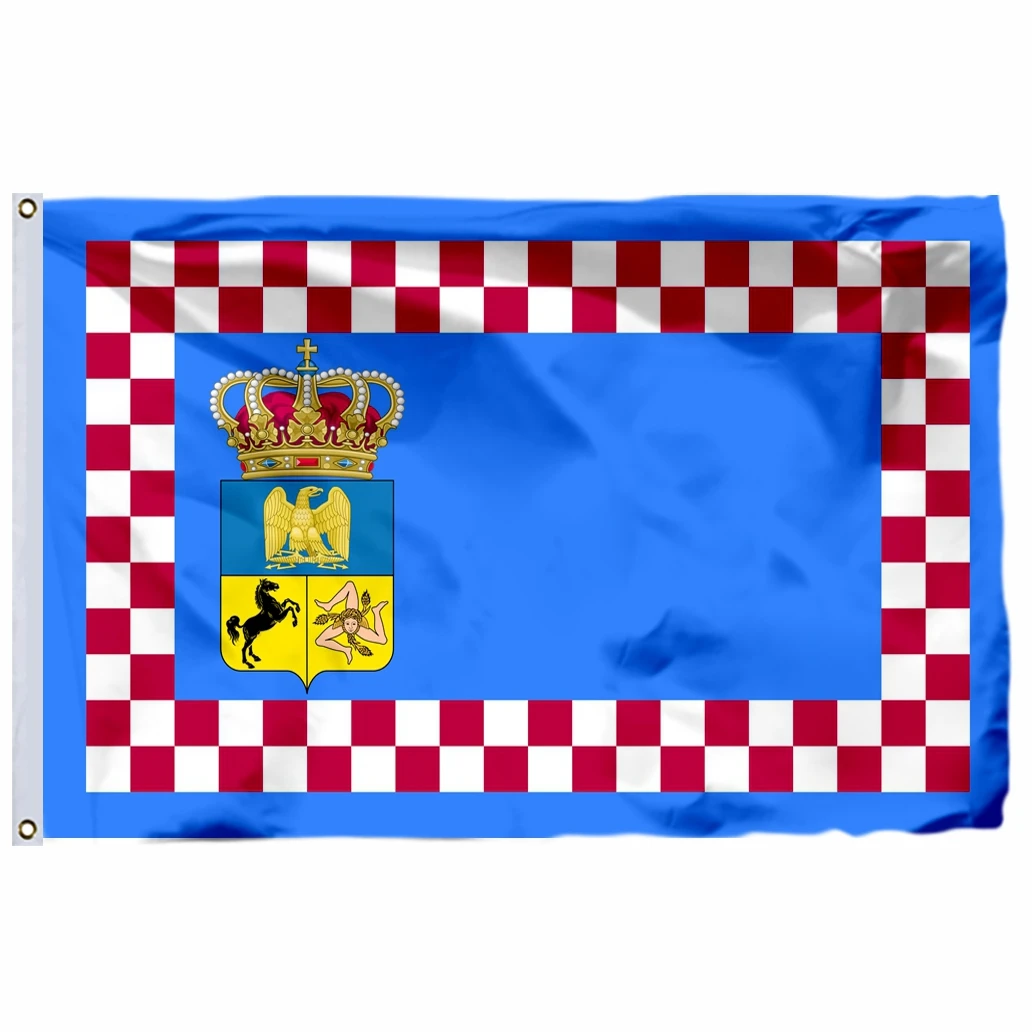 

Malta Naples Kingdom 1811 Flag 90 x 150 cm 100D Polyester Big Malta Rhodes Flags and Banners For Home Decoration