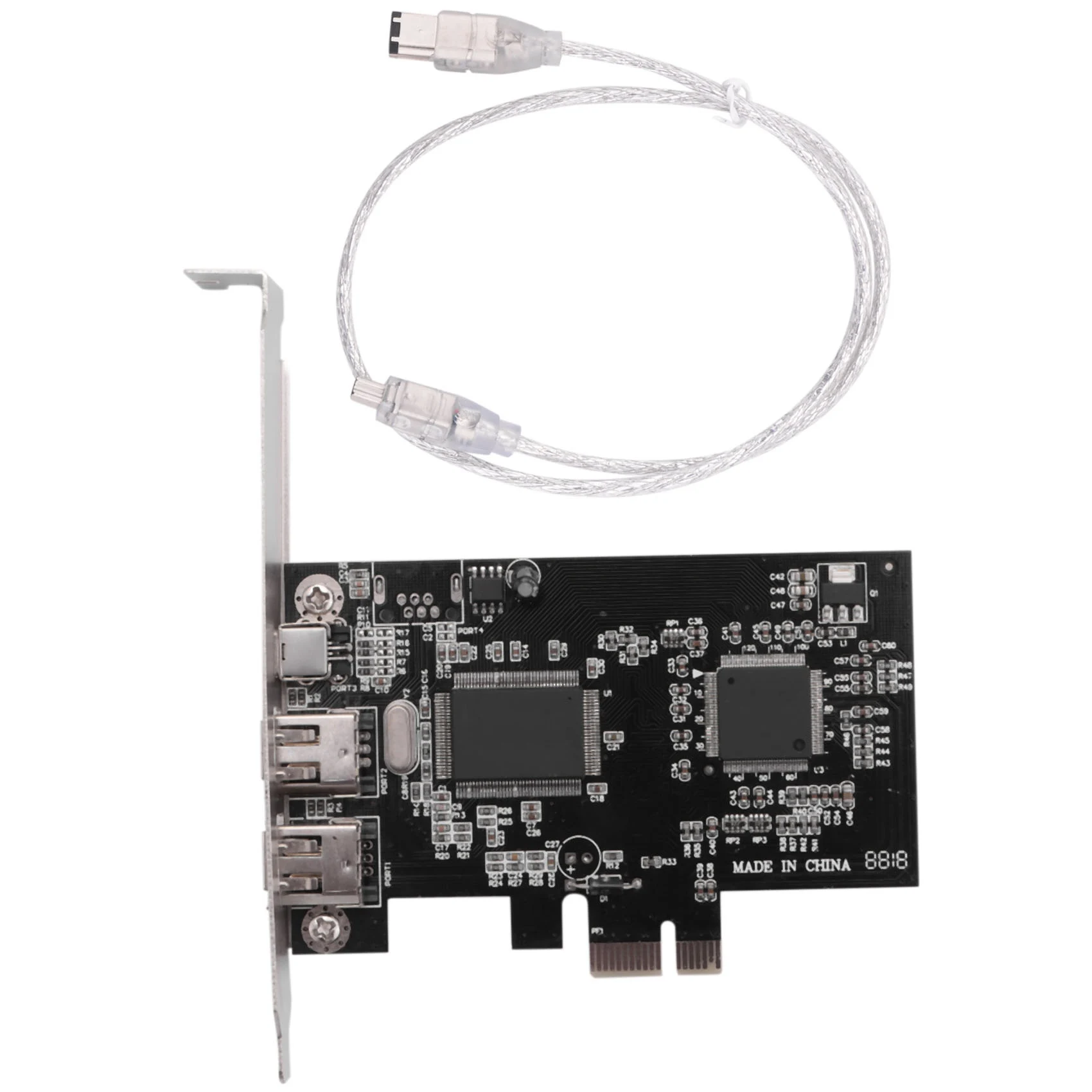 

PCIe Firewire Card for ,IEEE 1394 PCI Controller 4 Ports(3 x 6 Pin and 1 x 4 Pin),Firewire 800 Adapter