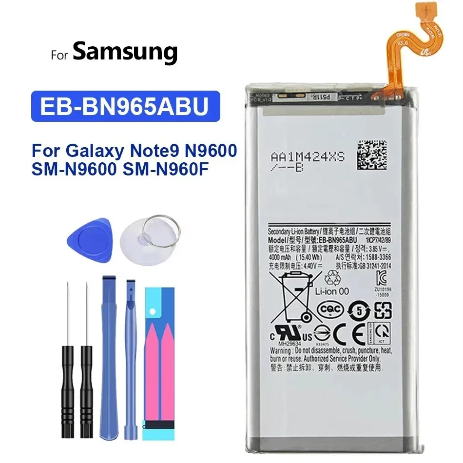 EB-BN965ABE 4000 мАч Замена аккумулятора Samsung для Galaxy Note 9 N9600 SM-N9600