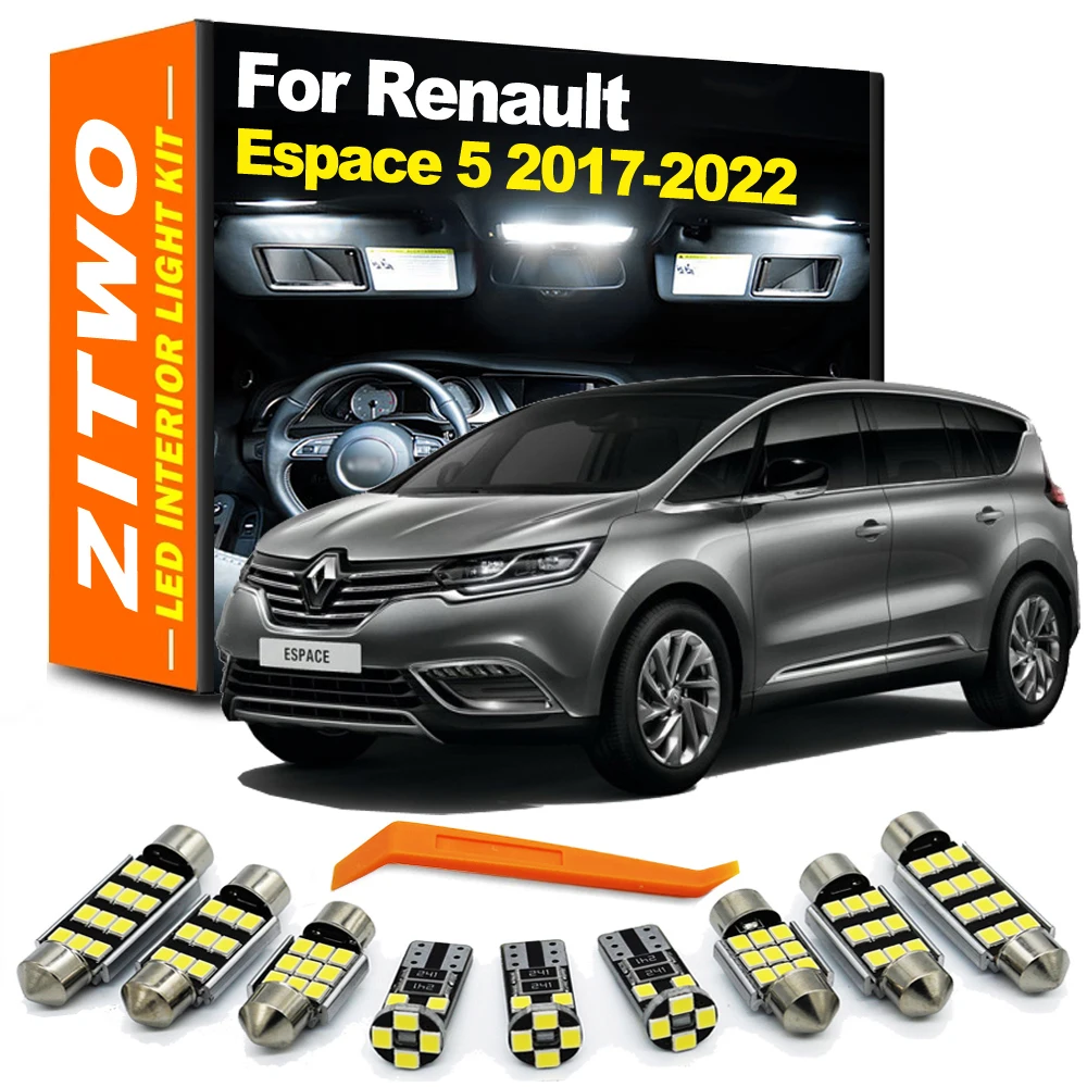 12 шт. лампы для Renault Espace 5 MK5 2017 2018 2019 2020 2021