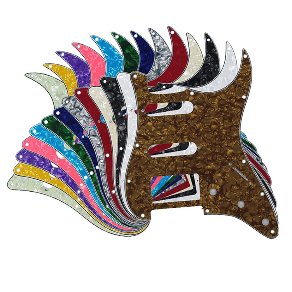 

Multicolor 11Hole SSH Guitar Pickguard Scratch Plate For ST SQ Electric Guitars 3 Ply SSH Guitar Pickguard Guitar Parts Accs