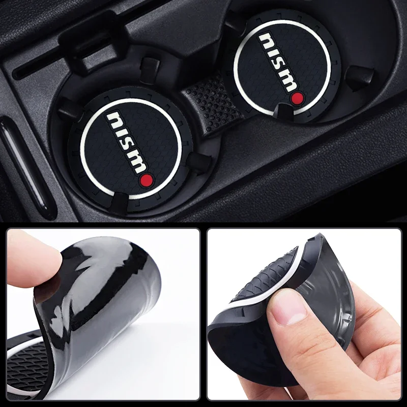 Автомобильный держатель для чашки нескользящий коврик салона автомобиля