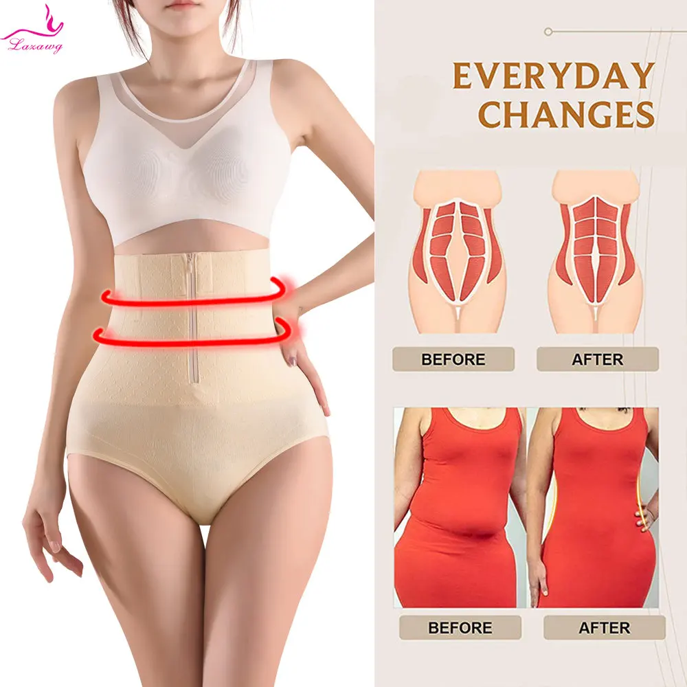 LAZAWG Shapewear for Women Waist Trainer Tummy Control Panties Seamless Shorts high Waist Slimming Underwear SexyBody Shaper