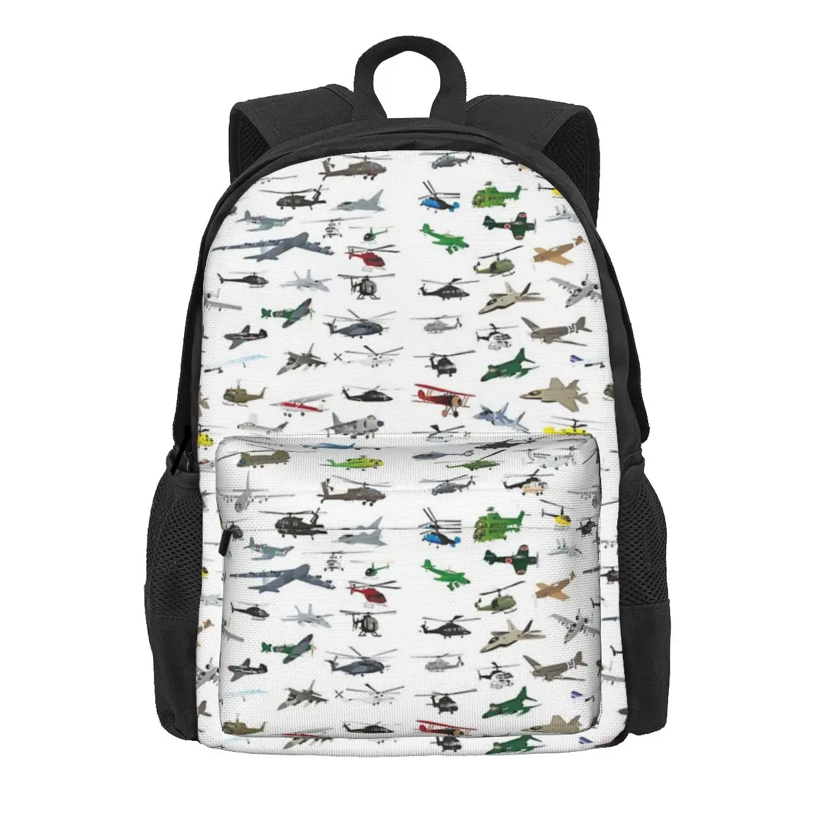 

Various Colorful Airplanes And Helicopters Backpacks Large Capacity Children School Bag Shoulder Bag Laptop Rucksack Travel