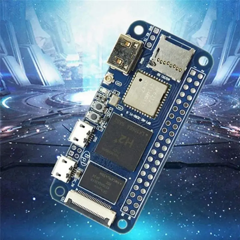 Фото 202626 Для Banana Pi BPI-M2 Zero Allwinner H3 4-ядерный процессор 512 МБ DDR3 ОЗУ Плата для разработки ПК с открытым исходным кодом + акриловый корпус + комплект радиаторов №3