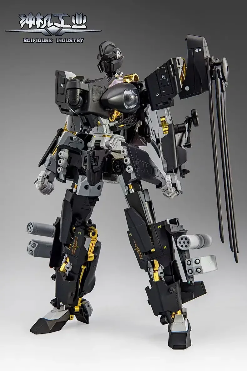Фото В наличии Shenji Industrial Transformation SCIFIGURE INDUSTRYCAIC Z-10 WZ10 Aegopter Fighter Коллекция игрушек Stat Gift №2