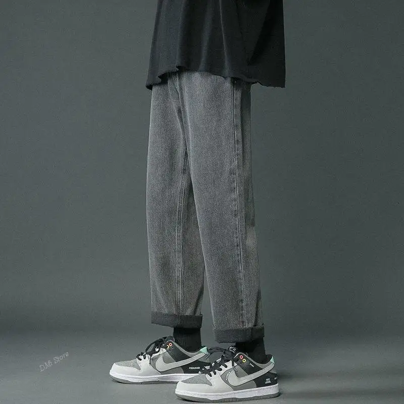 

DIMI Man Casual Denim Pants Male Cargo Pants Trousers 6 Colors Men's Straight Jeans Streetwear Hip Hop