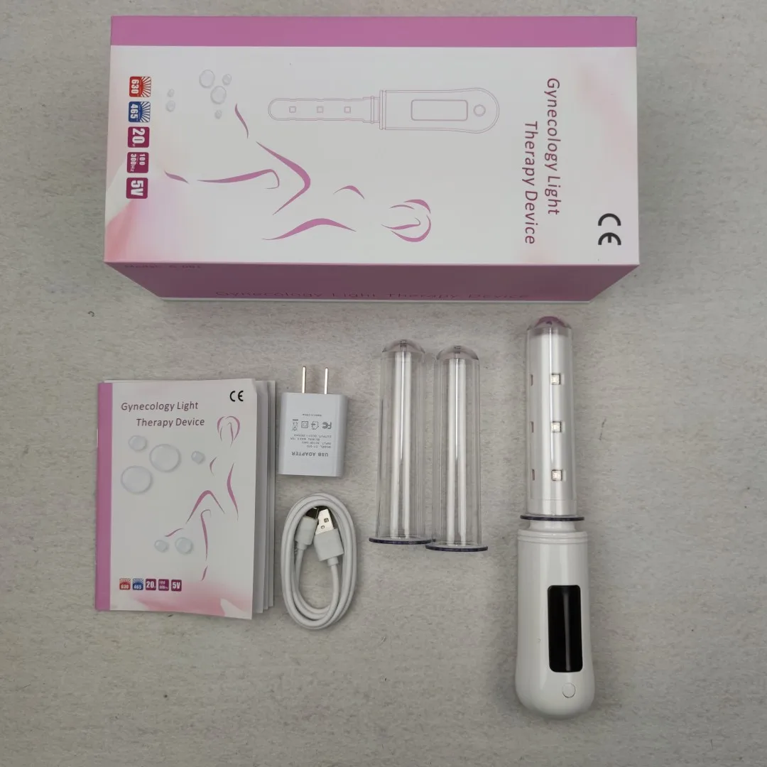 

LLLT 650nm 470nm Soft Cold Laser Therapy Wand Device Unit for Vaginitis Vaginal Tightening Gynecology Rejuvenation Treatment