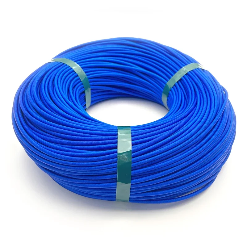 2/5/10 м трубка из стекловолокна ID 1 ~ 20 мм, плетеная проволочная муфта из силиконовой смолы, огнестойкое волокно, стеклоизоляция, защита кабельной трубы