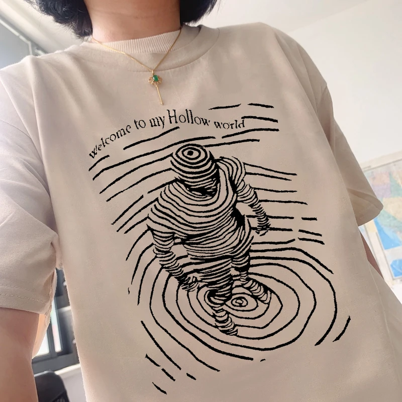 

90s Summer Women T-shirts Goth Fashion Woman Blouses 2022 Short Sleeve T-shirt Female Loose Streetwear Harajuku Y2K Clothes Tops