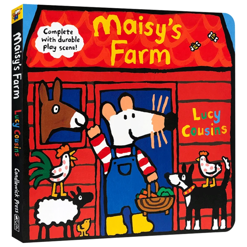 Maisy's Farm, Lucy Cousins, Children's books aged 3 4 5 6, English picture book, 9781536206135