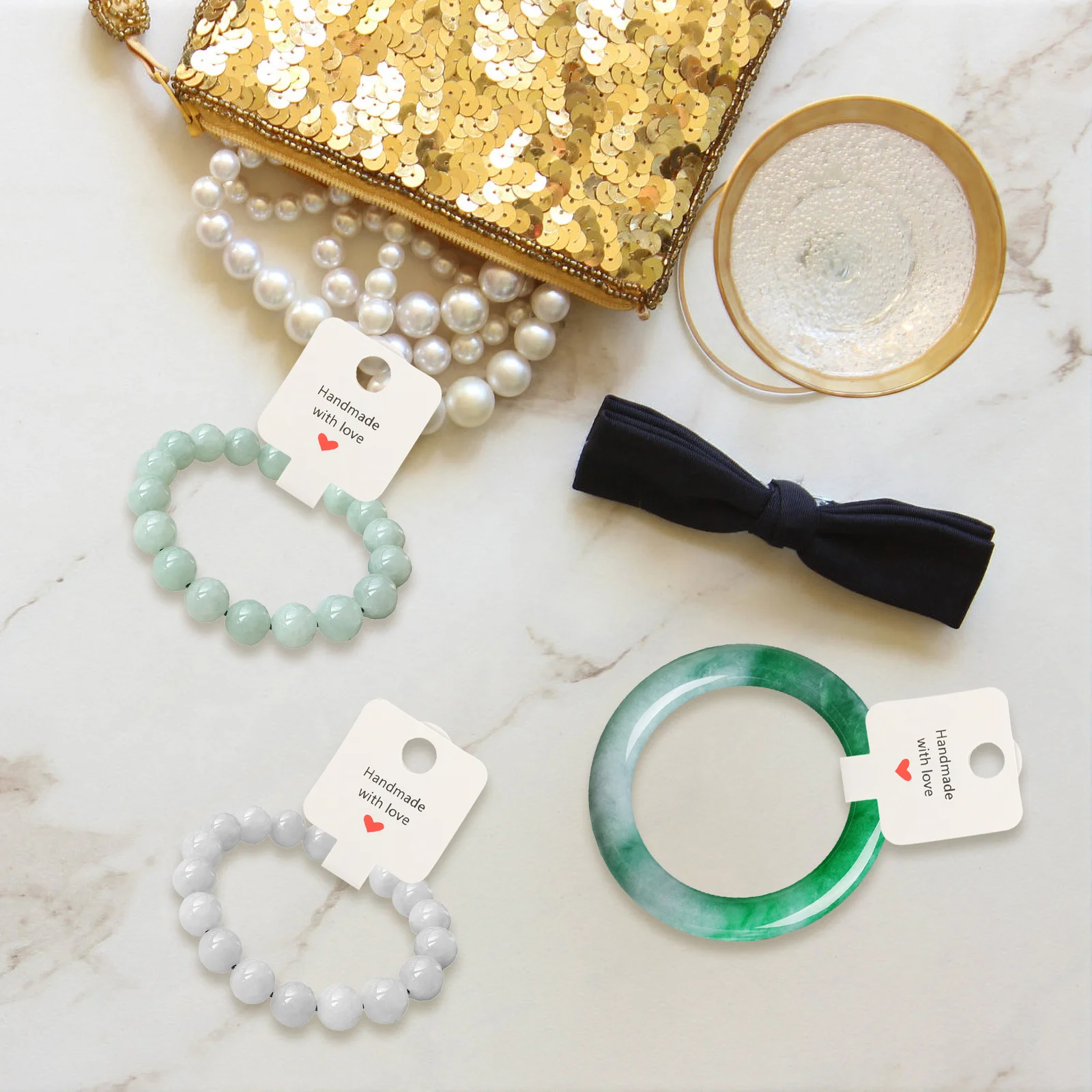 Самоклеящиеся ожерелья карты упаковка для ювелирных изделий карточки браслеты