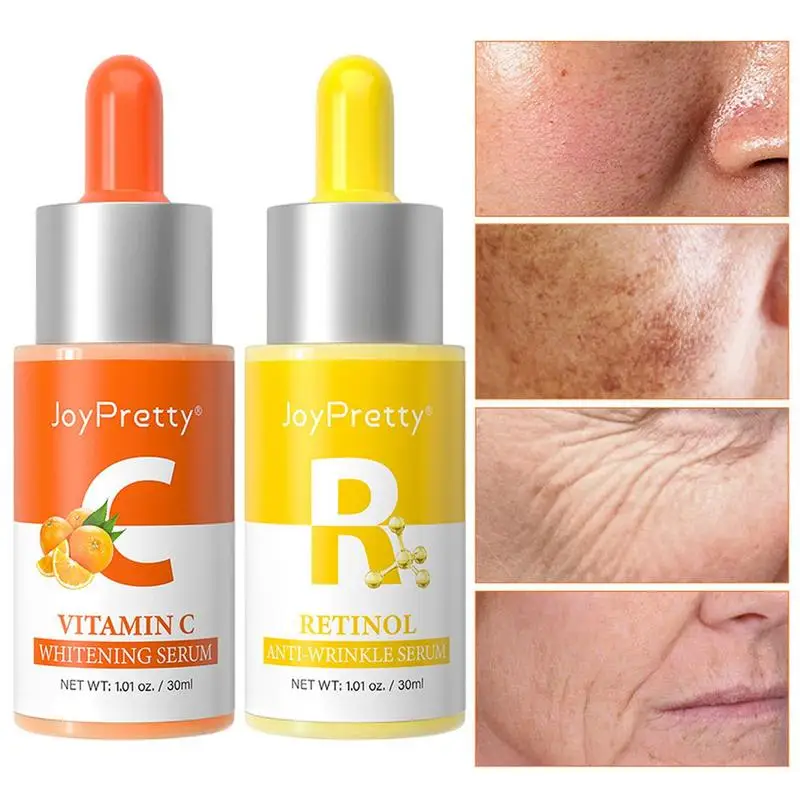 

Night Essence For Face Vitamin C Serum For Face Skincare Anti Wrinkle Lifting Firm Face Brighten Essence For Dark Spot Corrector