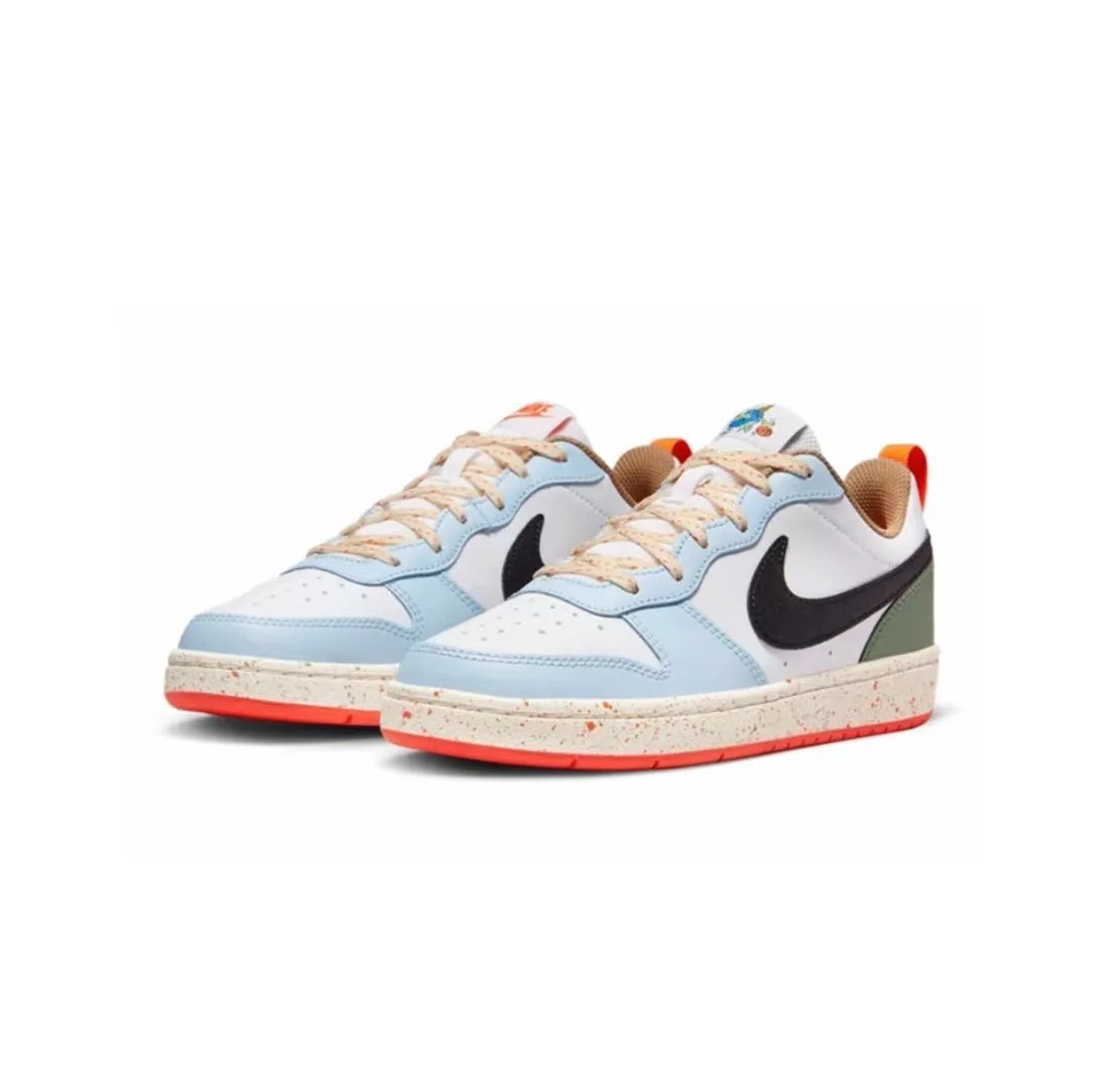 Женские повседневные износостойкие спортивные туфли Nike Court Borough Low2 с низким