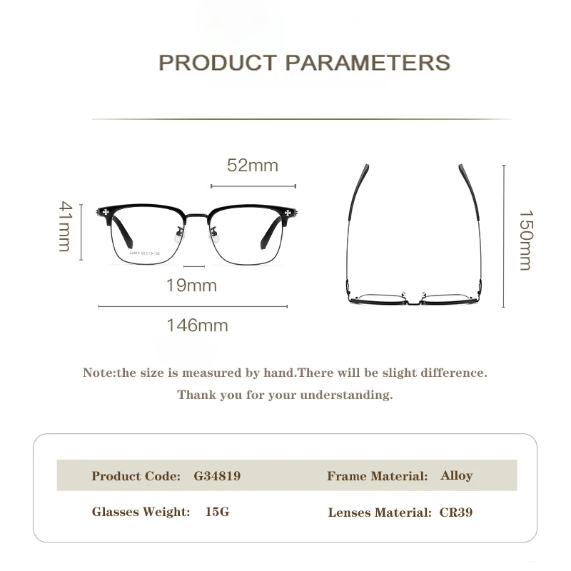 Фотохромные очки для близорукости BLMUSA