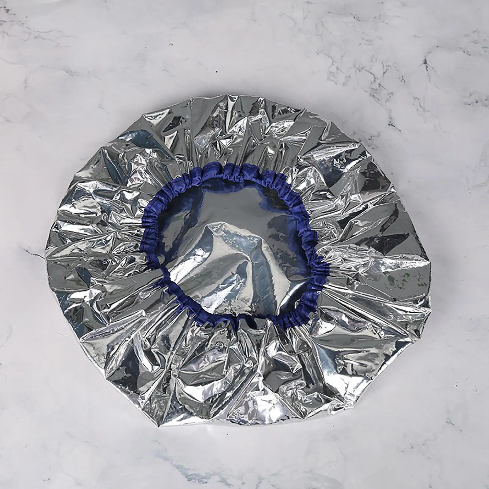 10Pcs Heat Insulation Tin Foil Hat Disposable Shower Caps for Bathing Bathroom Girls