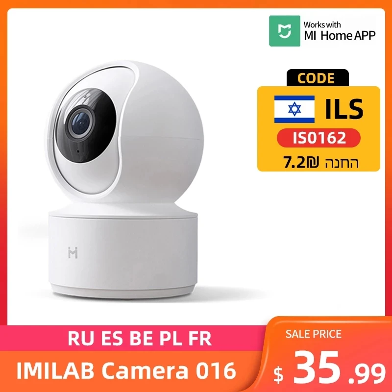 

IMILAB 016 IP Camera Baby Monitor Smart Mi Home App 360° 1080P HD WiFi Security Camera CCTV Surveillance Camera For Xiaomi