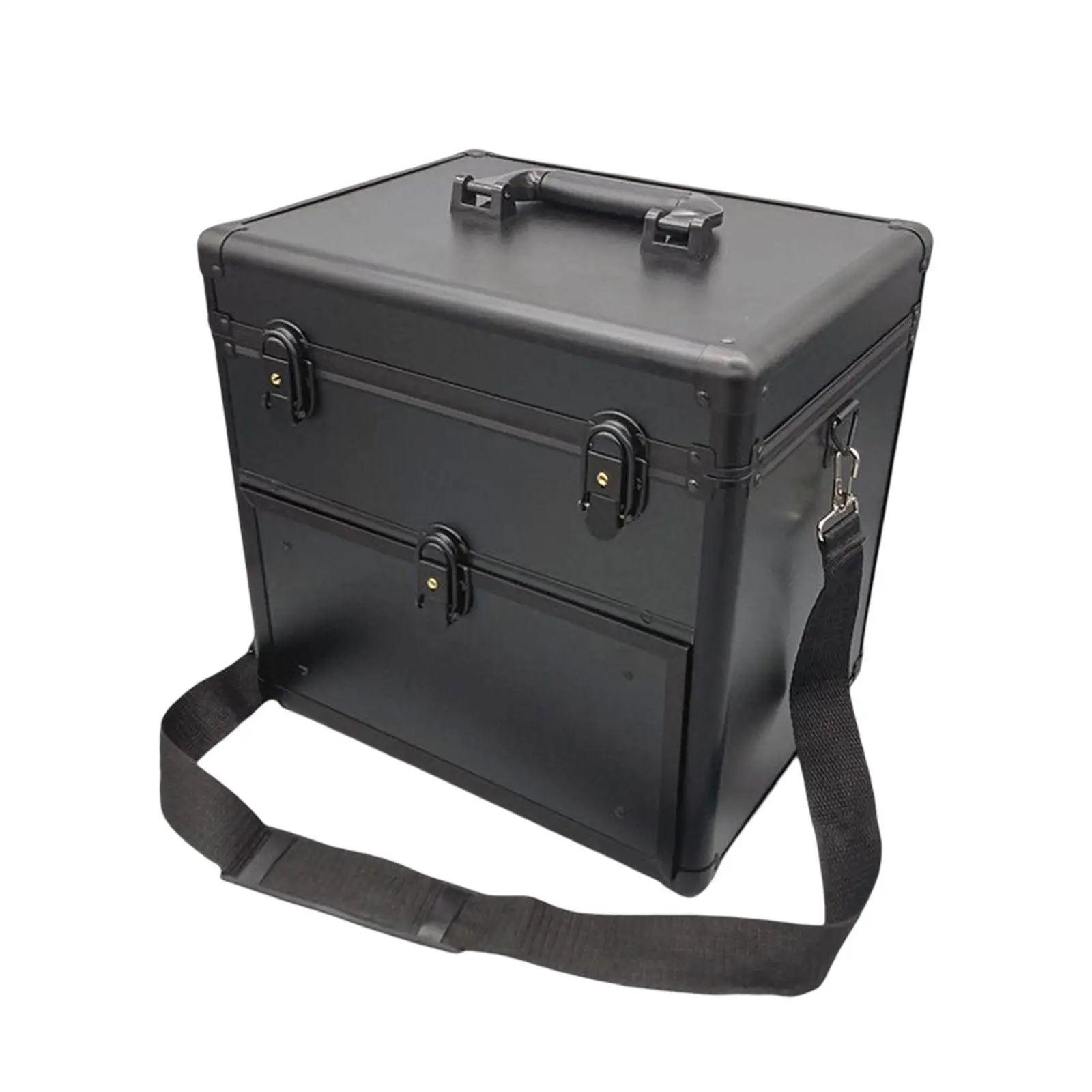 Чехол для переноски макияжа с регулируемыми разделителями лак ногтей органайзер