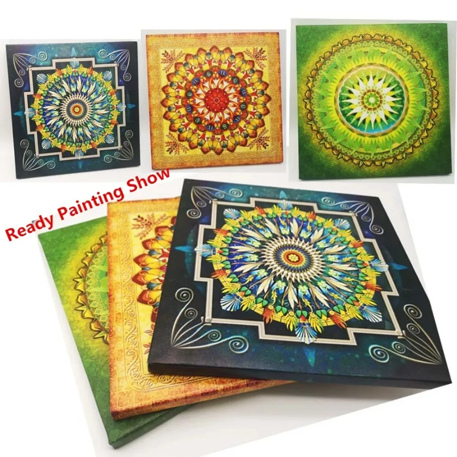 Абстрактная Настенная картина с рамкой художественный Рисунок на холсте