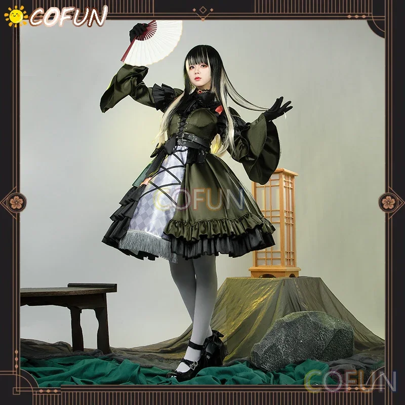 COFUN [индивидуальный] Vtuber Hololive Jvaauutei Raden Косплей Костюм Игровой Великолепное Платье