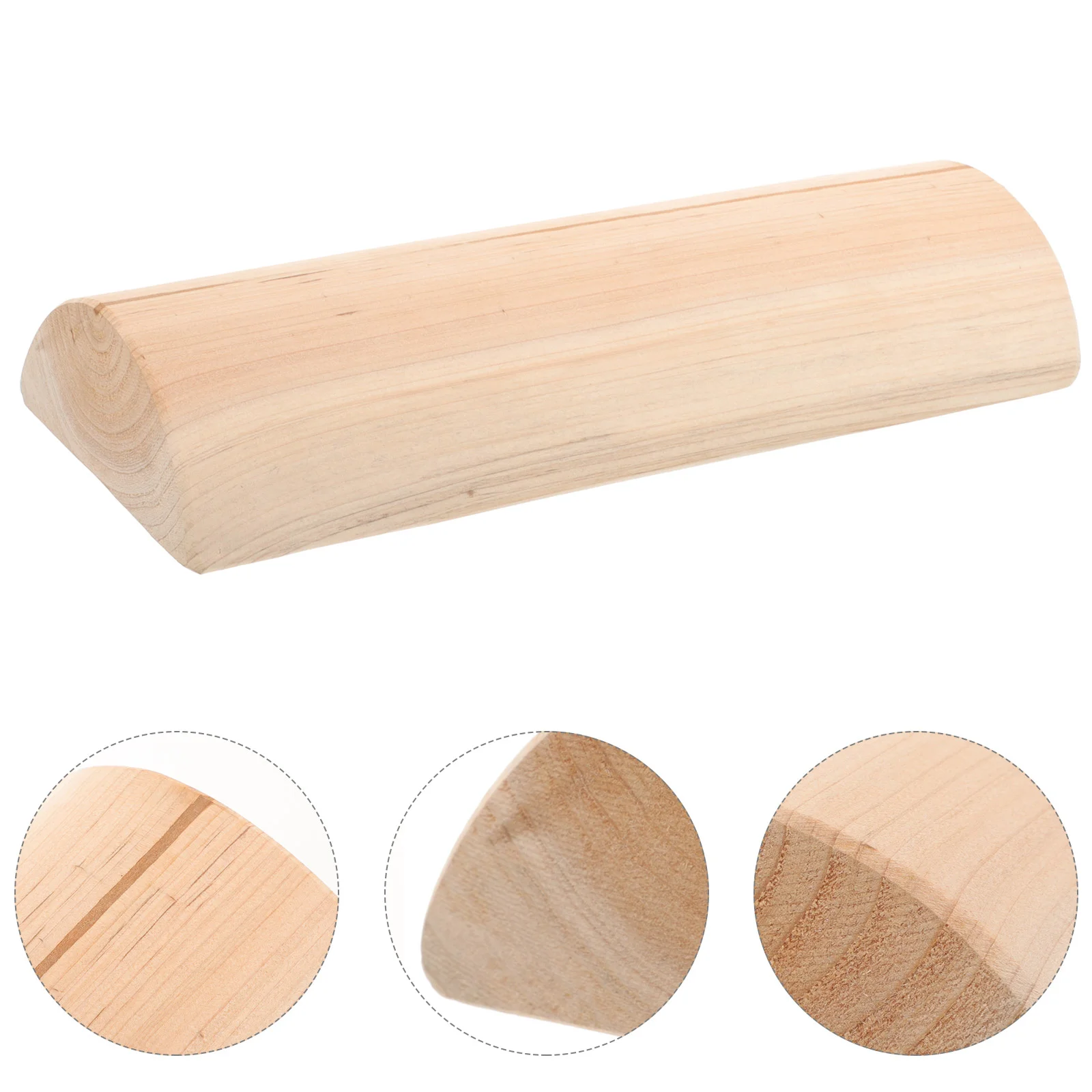 

Wooden Pillow Sauna Supplies Cervical Support Stiff Neck Lumbar Back Bolster Accessories
