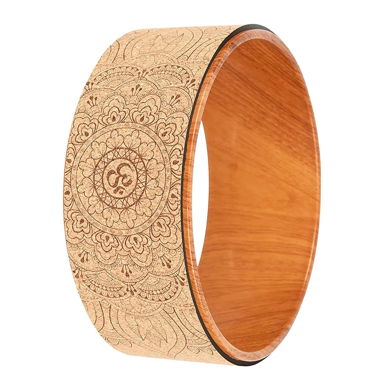 Колесо для йоги заднее колесо ролик пробковое растяжки гибкость изгибы спины