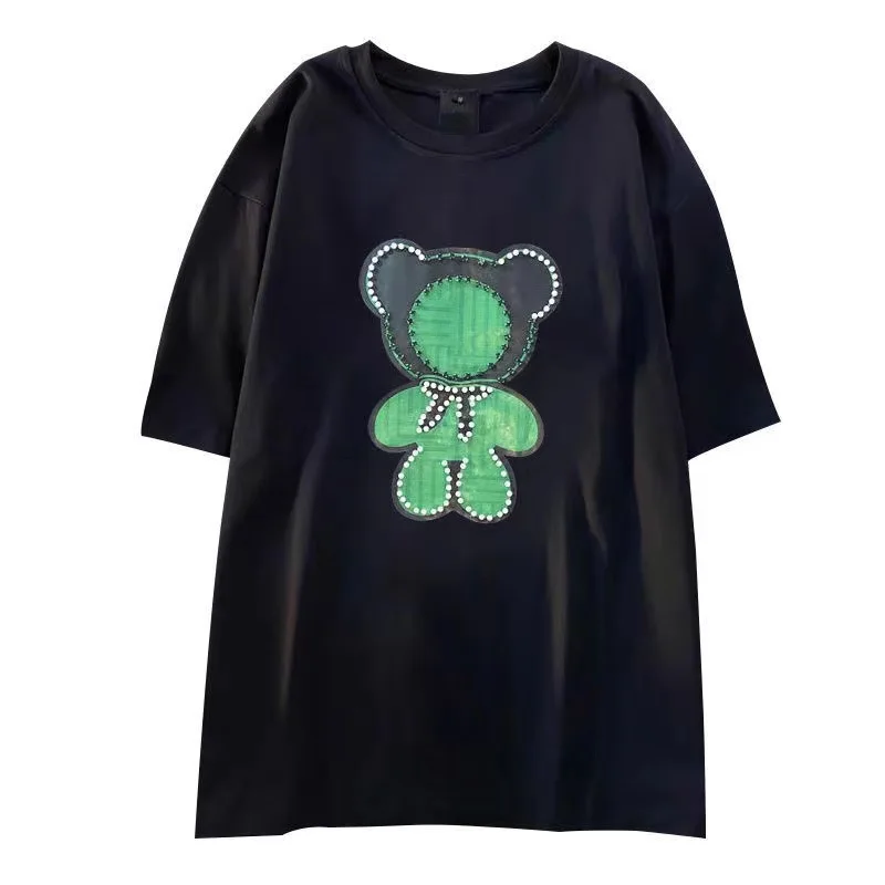 

Over Size Summer Short New Women Summer Mid-Length Long Loose Elastic Comfort T Shirt Lady Tops 2021 With Sleeve Female Clothes