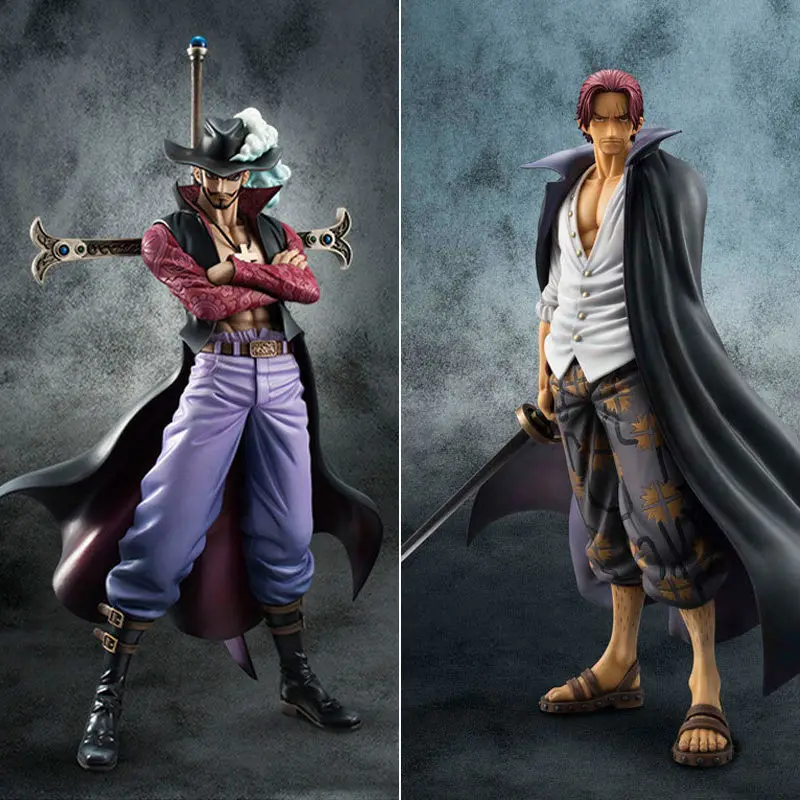 

Цельный аниме фигурка Empress Sauron Shichibukai Luffy орлиный глаз модель руки красные волосы поп орнамент кукла