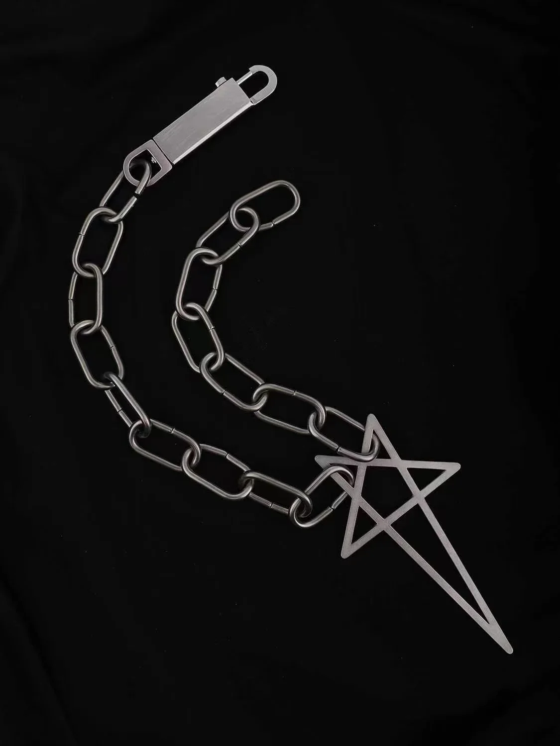 Y2K ожерелье Рик из титана