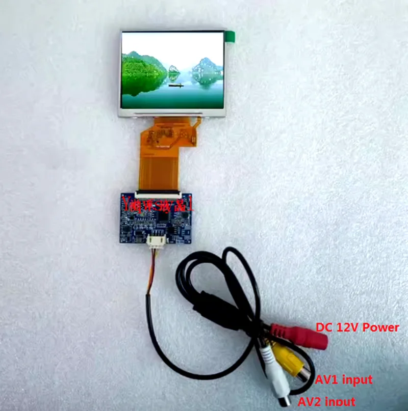 Фото Новый 3,5-дюймовый экран LQ035NC111 TFT LCD 320X24 0 ЖК-дисплей AV плата управления драйвера для Satlink WS 3,5 Satellite №1