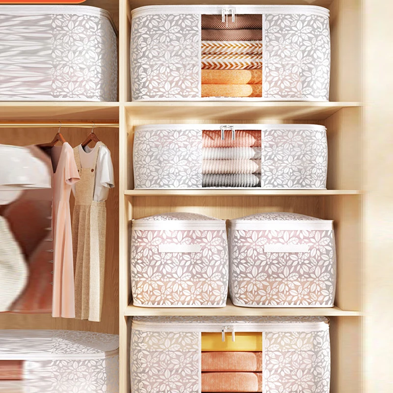 

Clothing Storage Bag Large-capacity Quilt Storage Bag Waterproof Moisture-proof Luggage Moving Package Home Organizing