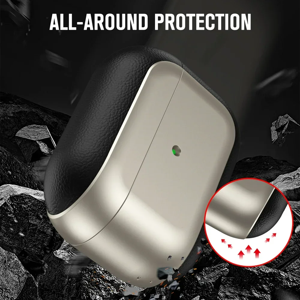 Защитный чехол для наушников с активным шумоподавлением и кожаным узором