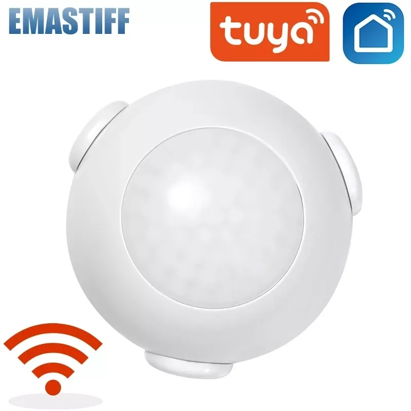 

NEW2023 Smart WiFi PIR Motion Sensor Human Body Sensor Detector Home Alarm System Smart PIR Motion Sensor Tuya Smart Life with I