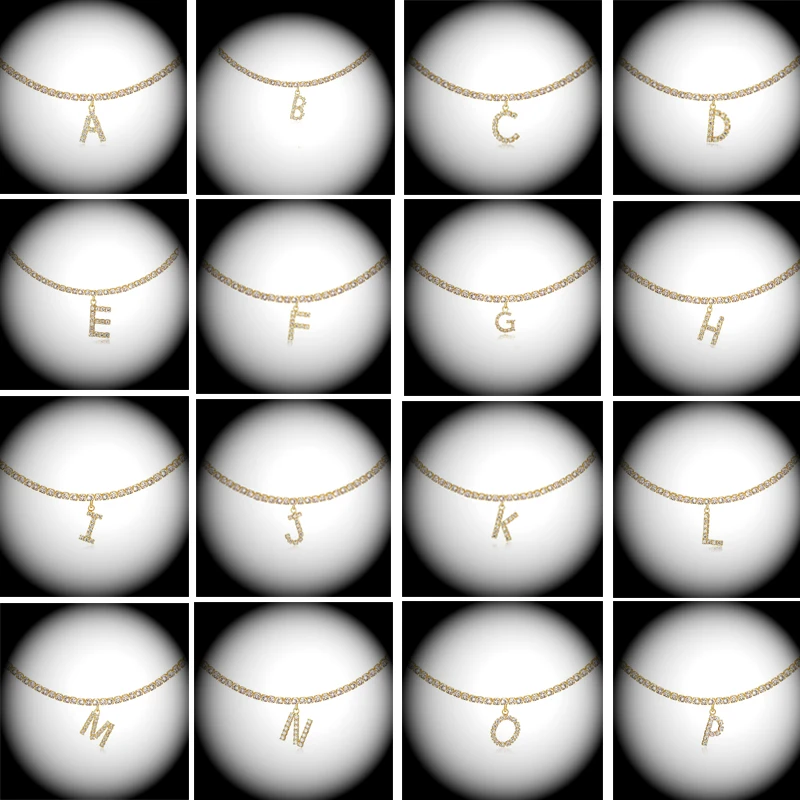 Ожерелье с подвеской в виде английского алфавита 26 дюймов | Украшения и