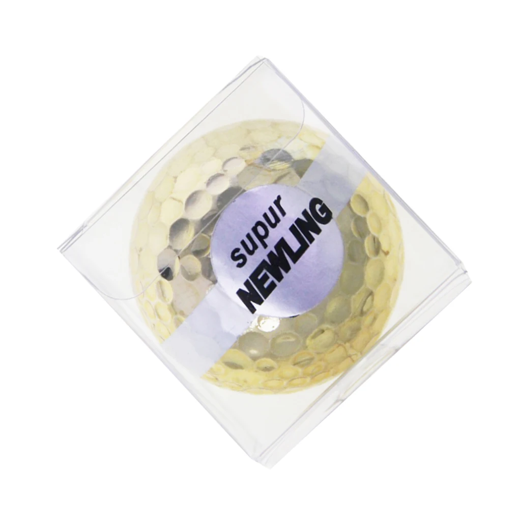 

1 Set Golf Balls Fancy Portable Golfing Accessory Practice Ball in Boxes Package for Sporting Events 1 piece in a box