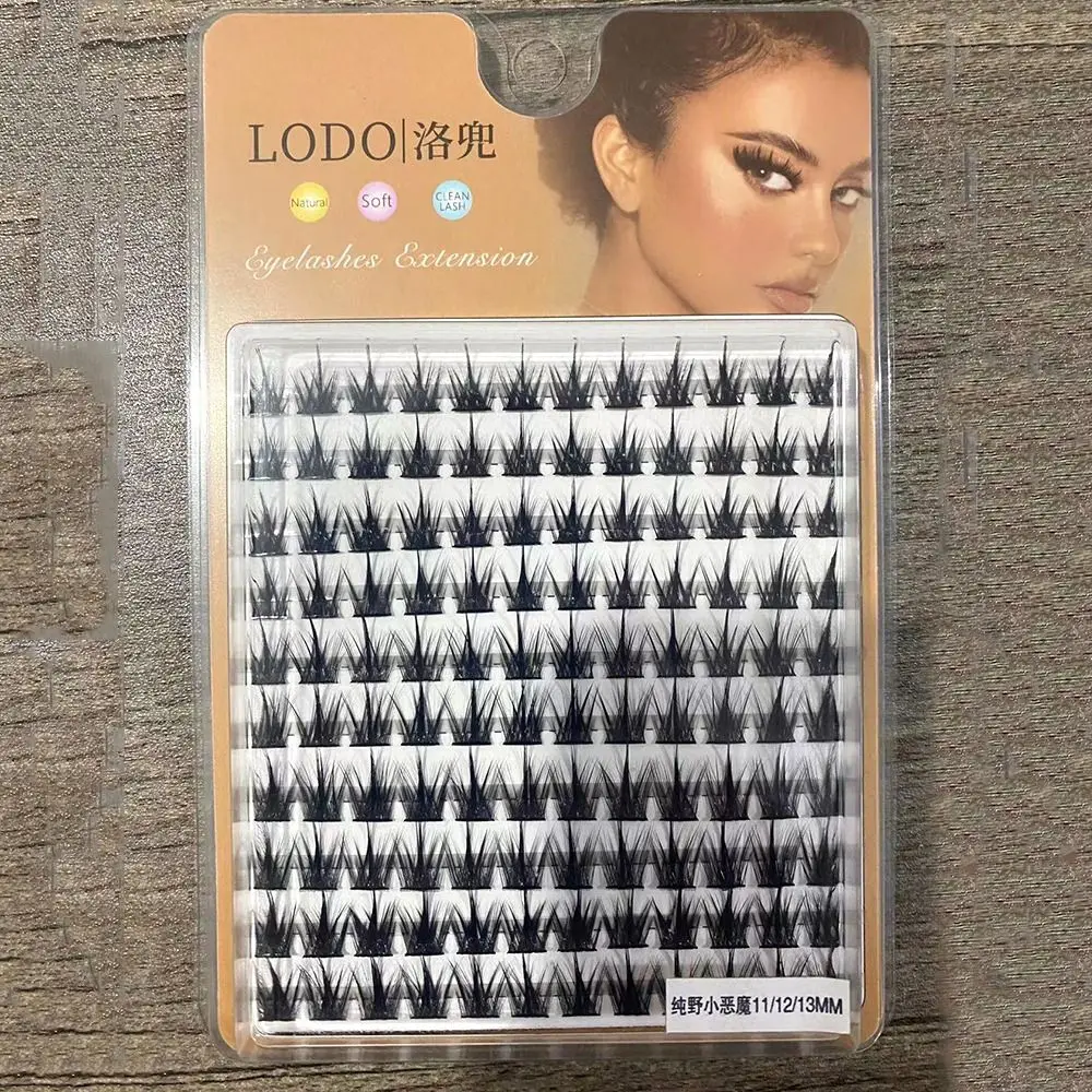 Многоразовая пушистая трилогия накладные ресницы мягкие толстые завитки дикий